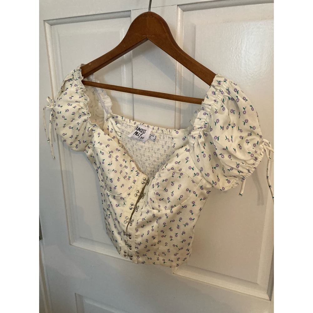 Princess Polly Allyson Underwire Crop Top Size 4 / Small